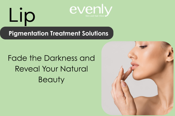 Lip pigmentation treatment options at Evenly clinic