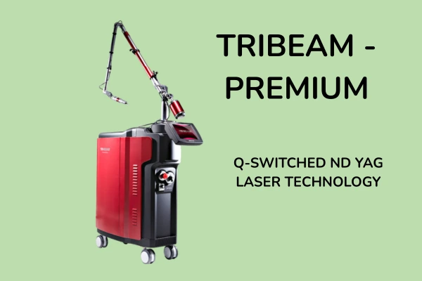 Q switched ND YAG Laser with Tribeam Premium Technology