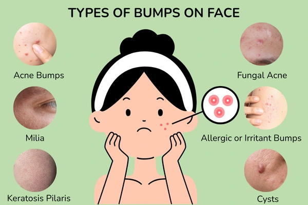 Types of small bumps on face