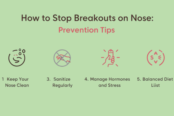 Preventive steps to stop breakouts on nose