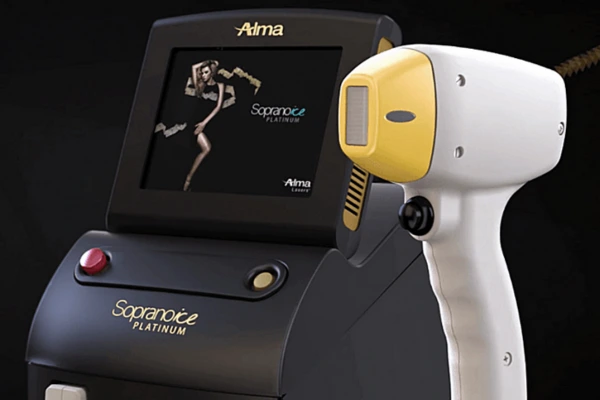 Alma's soprano ice platinum technology