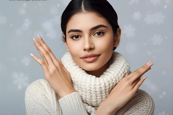 A women with a smooth, hydrated skin