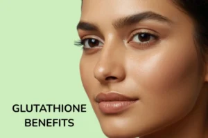 A women with radiant, youthful skin