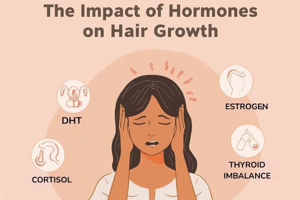 Impact of hormones on hair growth