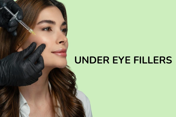 A women taking dermal fillers treatment for wrinkles