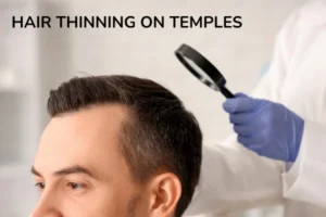 Hair thinning on temples