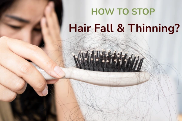 hOW TO STOP HAIR FALL AND THINNING