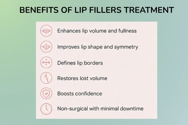 Benefits of lip fillers treatment