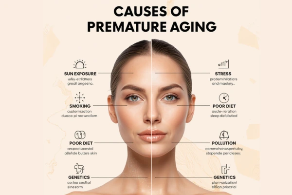 Causes of premature aging