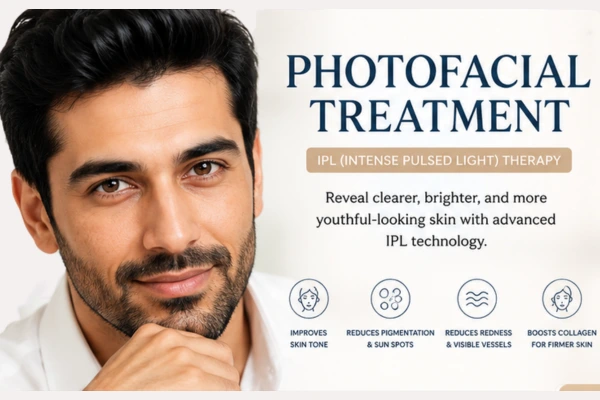 Photo facial treatment