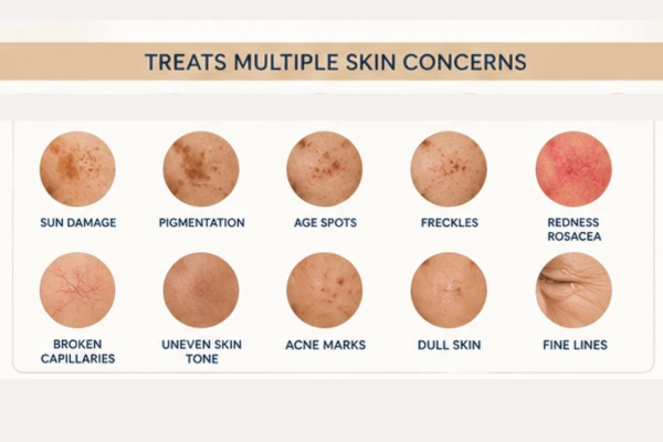 Skin concerns that can be treated with photo facial
