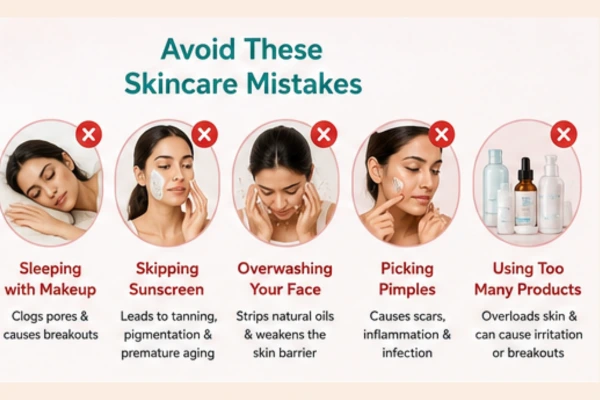 Skincare mistakes