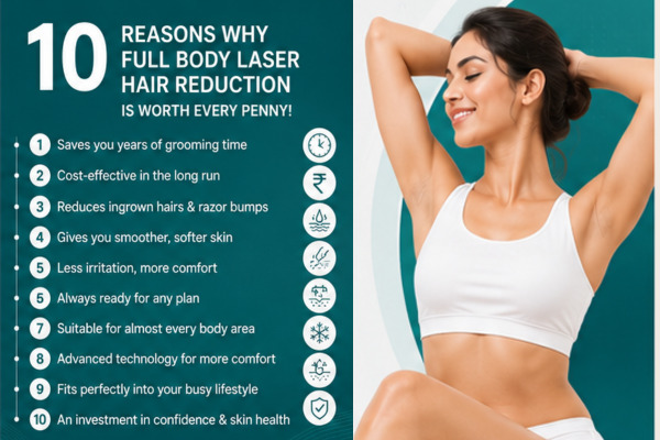 10 reasons why full body laser hair reduction