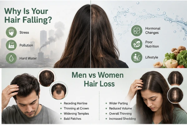 Hair fall is common