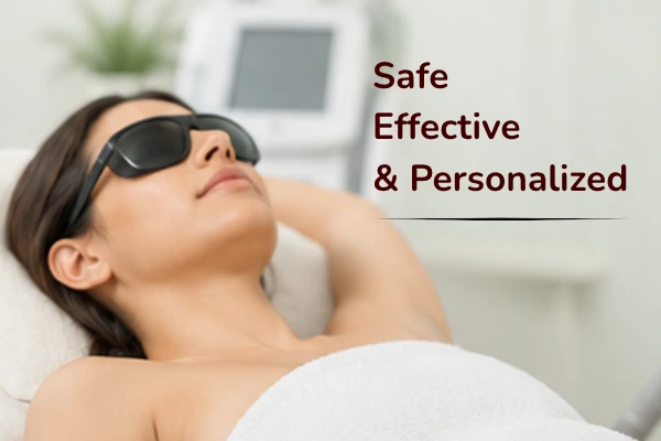 Safe, effective and personalized laser hair reduction